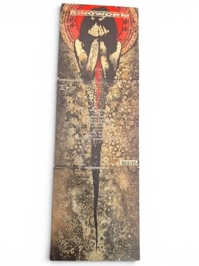 Ringworm Graphic Skateboard Deck with Red & Black Artwork